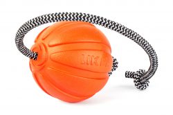 Мячик со шнуром для собак мелких и средних пород LIKER Cord 7