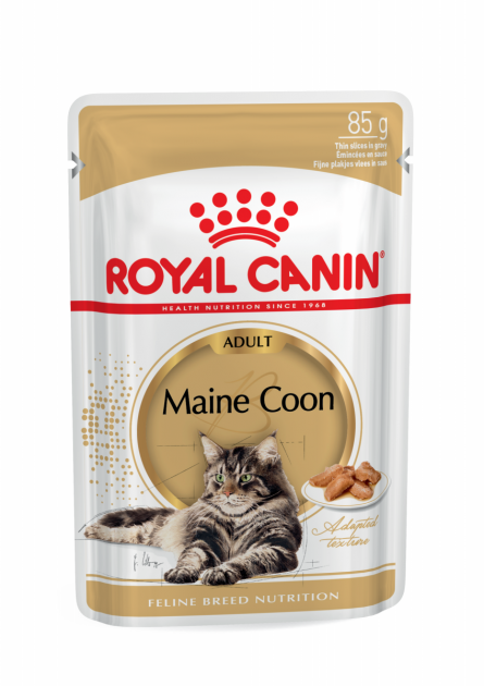 Вологий корм для котів породи мейн-кун Royal Canin Maine Coon Adult Gravy pouch 85 г