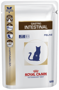 Royal Canin Gastro-Intestinal Feline Pouches для кошек при нарушении пищеварения