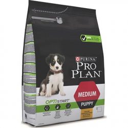 Сухой корм Purina Pro Plan Dog Medium Puppy (Пурина Про План дог Медиум Паппи) с высоким содержанием курицы