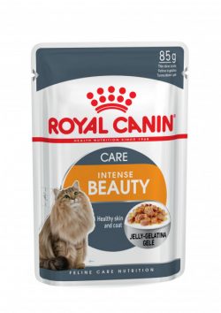 Упаковка влажного корма Royal Canin Intense Beauty In Jelly в желе для котов