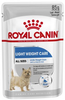 Упаковка влажного корма Royal Canin Light Weight Care Loaf для собак с тенденцией набирать вес
