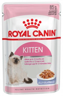 Упаковка влажного корма Royal Canin Kitten Instinctive In Jelly в желе для котят до 12 месяцев