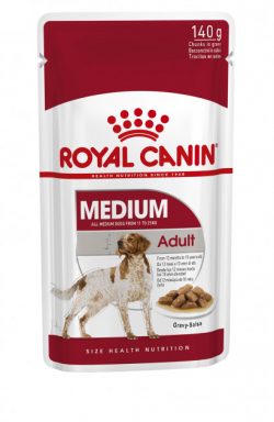 Влажный корм для собак Royal Canin Medium Adult кусочки в соусе
