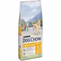 Сухой корм Purina Dog Chow Complete  для собак старше 1 года с курицей