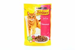 Влажный корм консервы для кошек Friskies Пауч Желе, 100г.