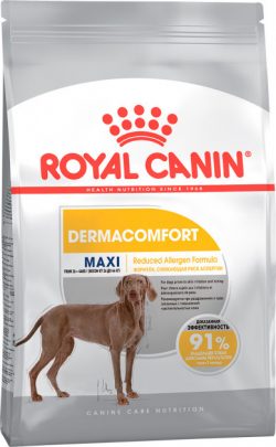 Сухой корм Royal Canin Maxi Dermacomfort для собак склонных к кожным раздражениям и зуду