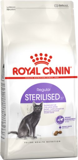 Сухой корм Royal Canin Sterilised для стерилизованных котов от 1 до 7 лет