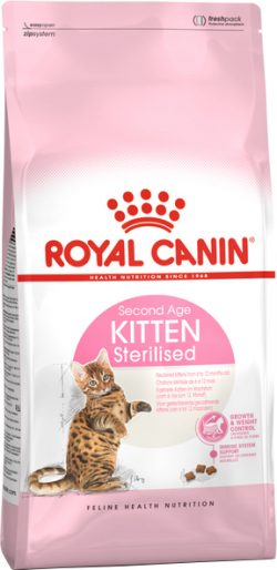 Сухой корм Royal Canin Kitten Sterilised для стерилизованных котят до 12 месяцев