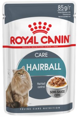 Упаковка влажного корма Royal Canin Hairball Care для котов для выведения волосяных комков