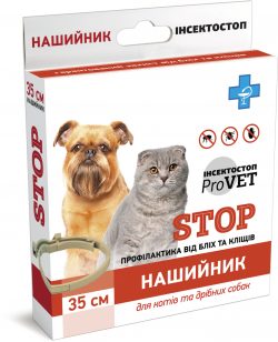 Ошейник а/б ИНСЕКТОСТОП ProVET д/кошек и мелких собак 35см