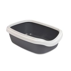 Туалет для кошек Comfort M 41х30х13.5, серый