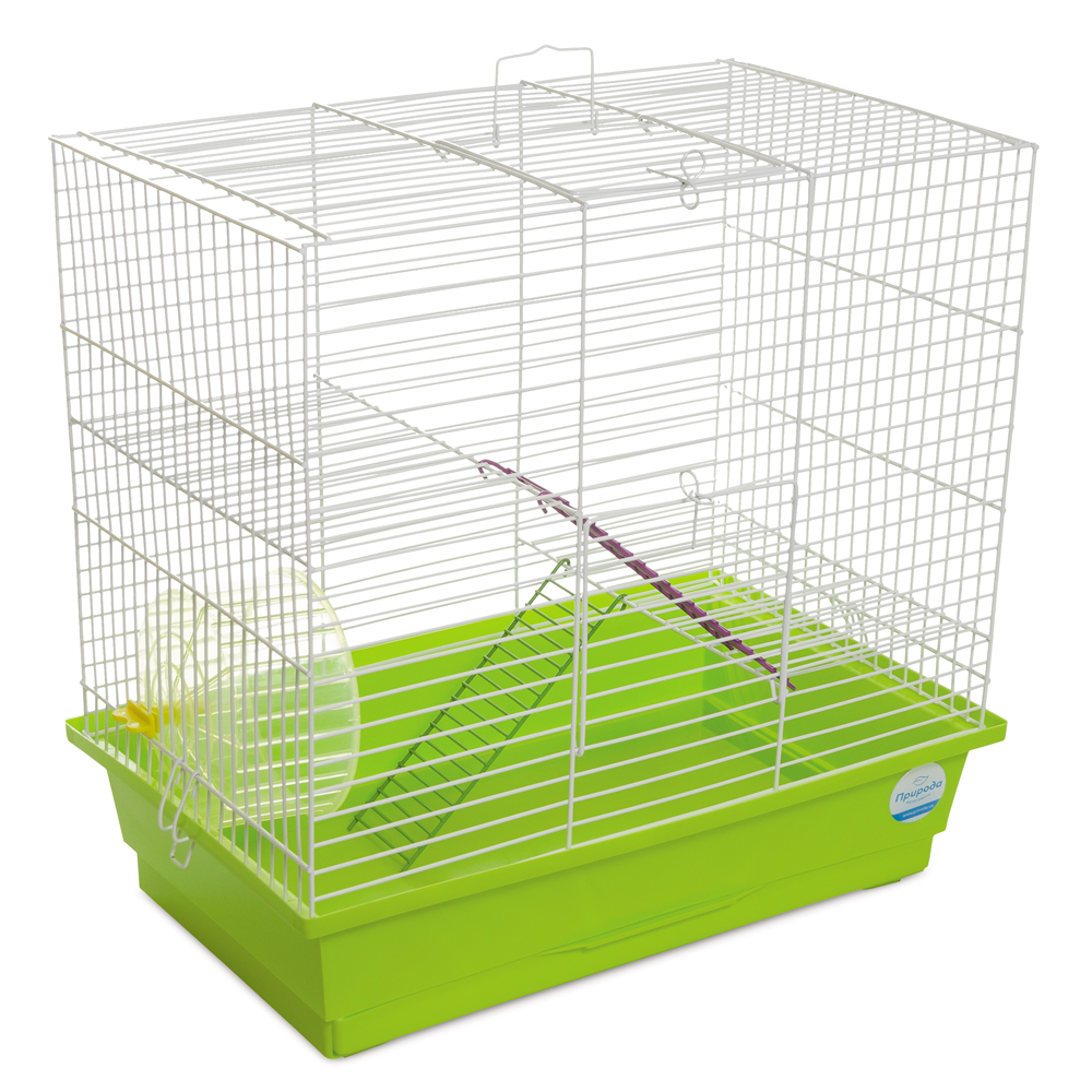 Клетка д/грыз "Гоша" белая/зеленая 44*27*43.5