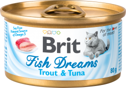 Brit Fish Dreams k 80g форель и тунец