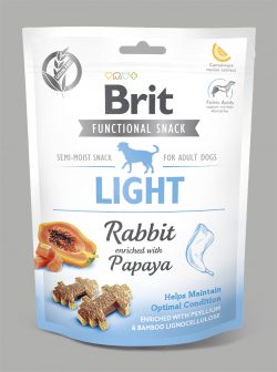 Функциональные лакомства Brit Care Light кролик с папайей д/собак, 150 г