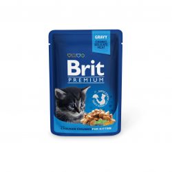 Brit Premium Cat pouch 100 g курица для котят