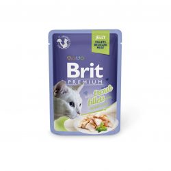 Brit Premium Cat pouch 85 g филе форели в желе