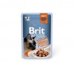 Brit Premium Cat pouch 85 g филе индейки в соусе