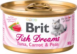 Brit Fish Dreams k 80g тунец, морковь и горох