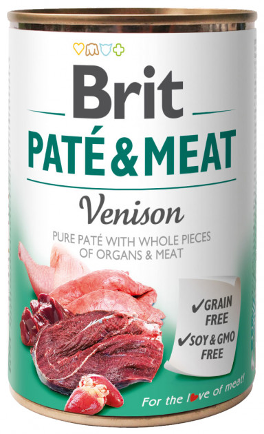Brit Paté & Meat Dog k 400 g venison