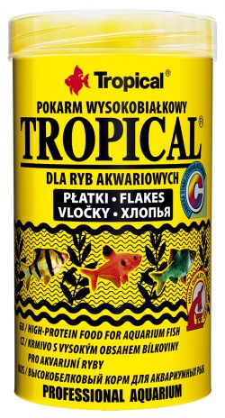 Tropical   100ml /20g  (хлопья) корм с выс.содерж.белка