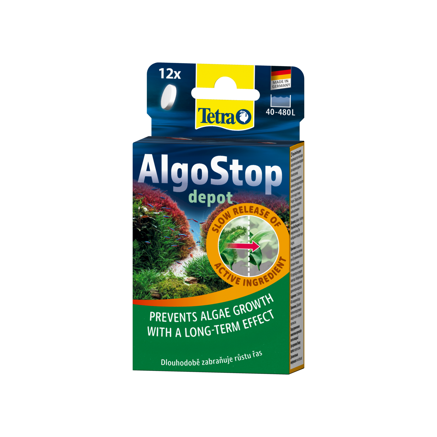 Засіб Tetra Algostop для акваріума проти водоростей 12 таблеток на 240 л