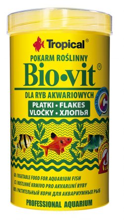 Bio-vit   500ml /100g (хлопья)растит. корм для всех видов рыб