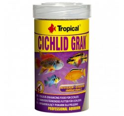 Cichlid Gran 1L/550g гранул.корм д/цихлид, усил.цвета
