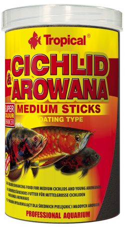 Cichlid &Arowana Medium Sticks 250ml/90g