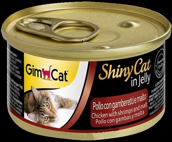 Shiny Cat  k 70g тунец, креветки и мальт