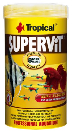 SuperVit (Basic)   100ml/20g (хлопья)основ.корм с содерж. ВЕТА GLUC