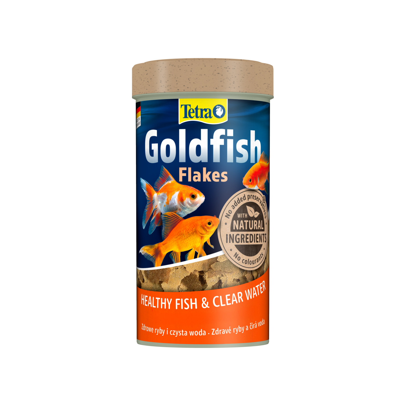 Корм Tetra Goldfish Flakes для золотих рибок пластівці 250 мл , золотых рыбок