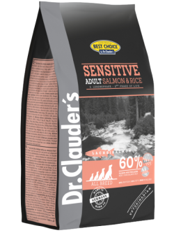 Dr.Clauder’s Sensetive Adult Salmon & Rice (Сухий корм для дорослих собак з харчовою чутливістю та втратою апетиту)