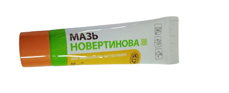 Мазь Новертинова УкрЗооВетпромпостач 30 г для собак, кішок, хутрових звірів і кроликів