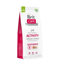 Корм сухий Brit Care Dog Sustainable Activity для дорослих собак з підвищеною активністю з куркою та комахами 12 кг