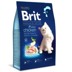 Корм сухий Brit Premium by Nature Cat Kitten для кошенят від 1 до 12 місяців з куркою