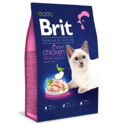 Корм сухий Brit Premium Cat by Nature Adult Chicken для дорослих котів з куркою