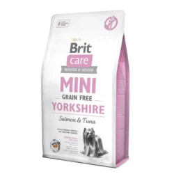 Корм сухий Brit Care Grain Free Mini Yorkshire для йоркширських тер’єрів з лососем та тунцем
