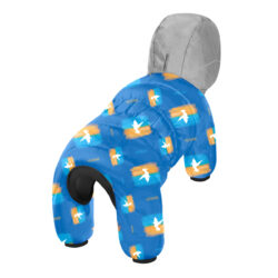 Комбінезон для собак WAUDOG Clothes малюнок “Прапор”, S40, В 58-61 см, С 33-38 см