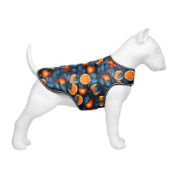 Курточка-накидка для собак WAUDOG Clothes, малюнок “Апельсини”, S, А 32 см, B 41-51 см, С 25-35 см