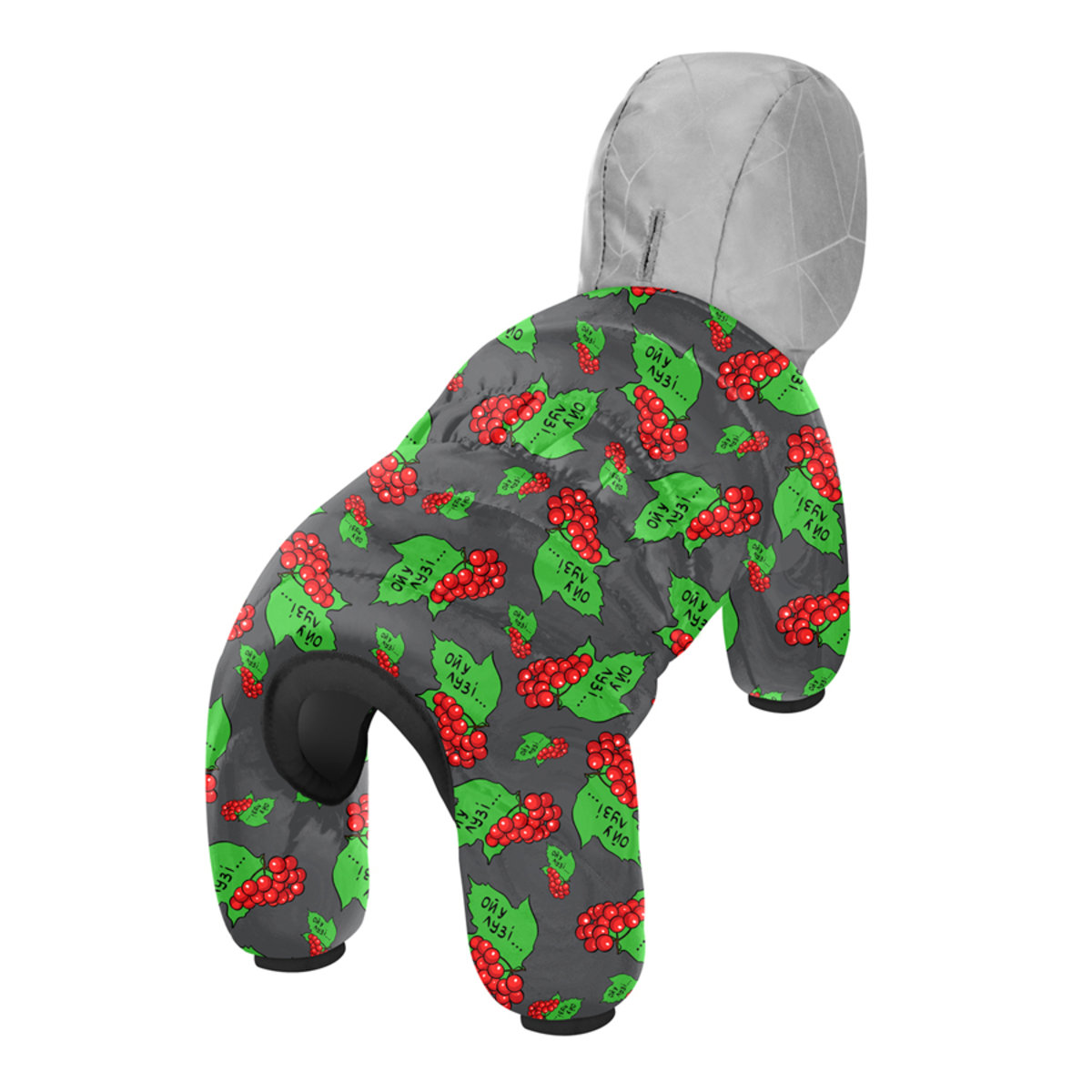 Комбінезон для собак WAUDOG Clothes малюнок "Калина", S30, В 57-59 см, С 40-43 см