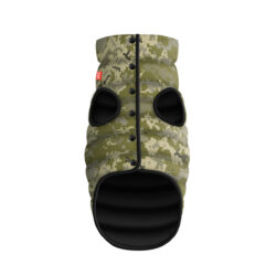 Курточка для собак WAUDOG Clothes, малюнок “Мілітарі”, M47, В 69-73 см, С 41-45 см