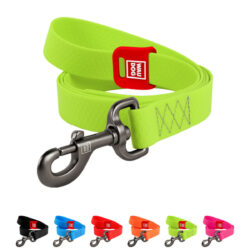 Повідець для собак водостійкий WAUDOG Waterproof, S, Ш 15 мм, Дов 183 см салатовий