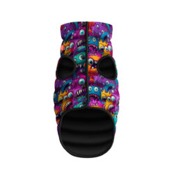 Курточка для собак WAUDOG Clothes малюнок “Зубасті монстри”, L55, В 77-80 см, С 50-55 см