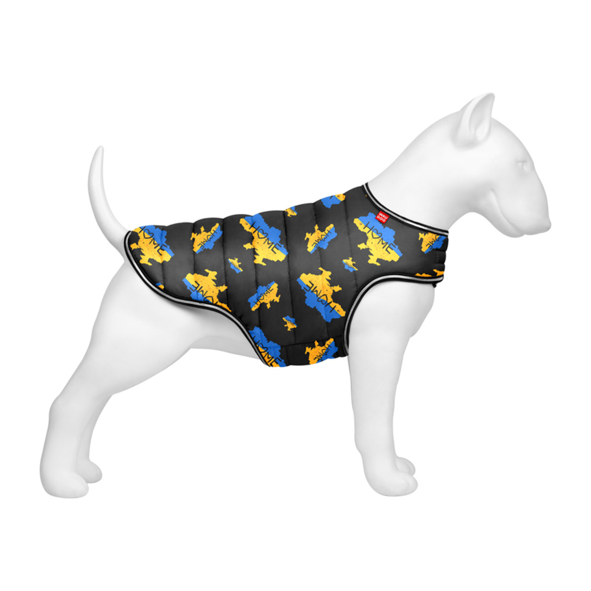 Куртка-накидка для собак WAUDOG Clothes, малюнок "Дім", XXS, А 23 см, B 29-36 см, С 14-20 см