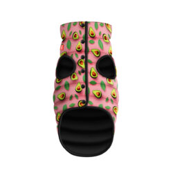 Курточка для собак WAUDOG Clothes малюнок “Авокадо на рожевому”, M47, В 69-73 см, С 41-45 см