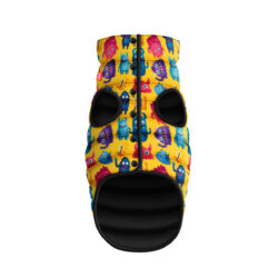 Курточка для собак WAUDOG Clothes малюнок “Мохнаті монстри”, M40, В 63-67 см, С 39-43 см