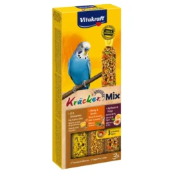 Ласощі для хвилястих папуг Vitakraft «Kracker Original Trio-Mix» 90 г / 3 шт. (асорті) – 21231