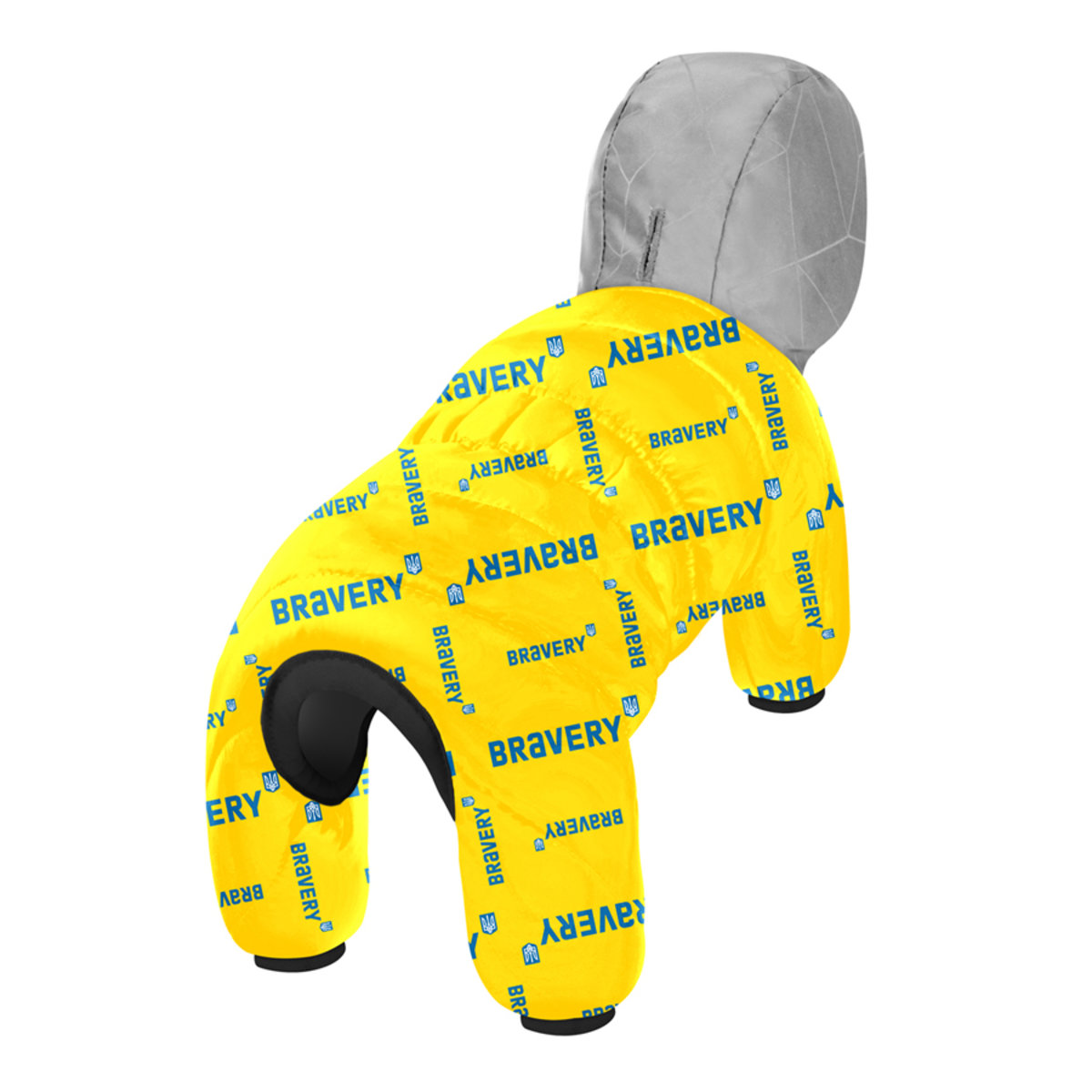 Комбінезон для собак WAUDOG Clothes малюнок "Сміливість", L50, В 70-74 см, С 47-50 см