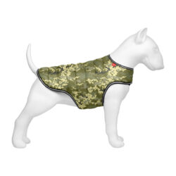 Курточка-накидка для собак WAUDOG Clothes, малюнок “Мілітарі”, M, А 37 см, B 52-62 см, С 36-47 см